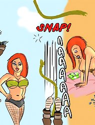 Porn comics. What do a pizza delivery boy and a gynecologist have in common?