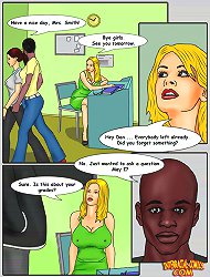 Certain colleens are on the piss about muscled black interracial xxx comics lords