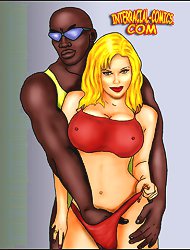 White blondes go bats about their depraved and muscled cartoon porn tomcats