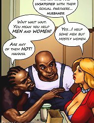 Interracial cartoon. I see why they call you Big Joe, it is so fucking thick and long