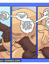 Girl was getting the same treatment on these interracial cartoons