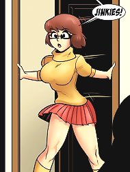 Lust of childhood dream with Scooby Doo porn comix